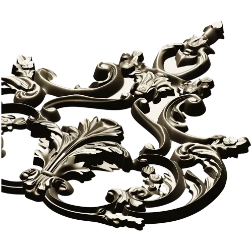 Картуш Рокайль - 3D модель STL для ЧПУ