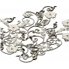 Rococo Floral Scrollwork Panel STL 3D Model