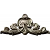Ornate acanthus cartouche 3D model in STL for CNC carving
