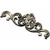 Rococo Rose Cartouche - STL 3D model for CNC
