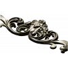 Rococo Rose Cartouche - STL 3D model for CNC