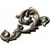 Acanthus Scroll Corner - STL 3D model for CNC