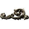 Acanthus Scroll Corner - STL 3D model for CNC