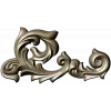Baroque Acanthus Corner - STL 3D Model for CNC Milling