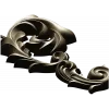 Baroque Acanthus Corner - STL 3D Model for CNC Milling