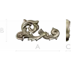 Baroque Acanthus Corner - STL 3D Model for CNC Milling