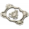 Rocaille Oval Cartouche STL for CNC