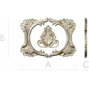 Rocaille Oval Cartouche STL for CNC