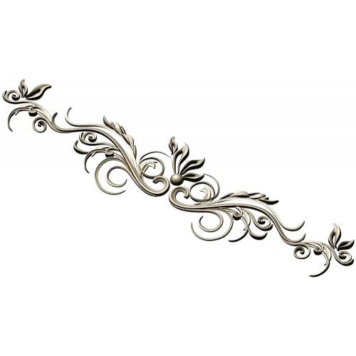 Ornamental Acanthus Scroll STL for CNC
