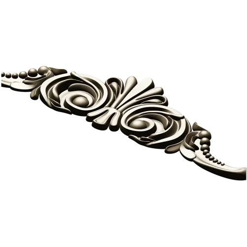 Рокайльный веер - 3D модель stl для фрезера