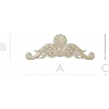 Вензель "Ракушка и розетки" - 3D модель STL для ЧПУ
