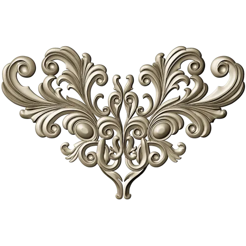 Acanthus Royale - STL 3D model for CNC carving