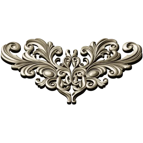 Acanthus Royale - STL 3D model for CNC carving
