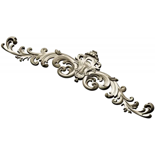 Rococo Acanthus Cartouche - STL 3D model for CNC