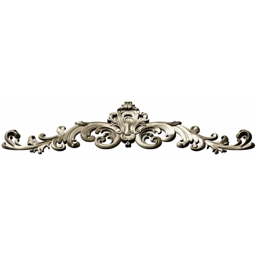 Rococo Acanthus Cartouche - STL 3D model for CNC