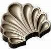 Scallop Fan Applique STL 3D Model for CNC