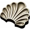 Scallop Fan Applique STL 3D Model for CNC