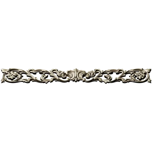 Baroque Acanthus Horizontal Ornament STL for CNC