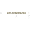 Baroque Acanthus Horizontal Ornament STL for CNC