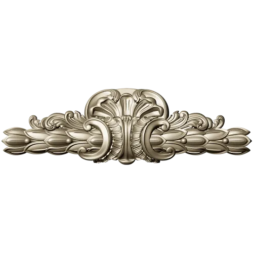 Aurelia Acanthus Cartouche - STL 3D Model for CNC
