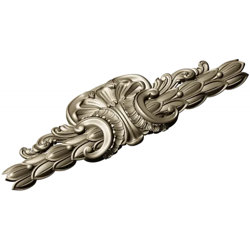Aurelia Acanthus Cartouche - STL 3D Model for CNC