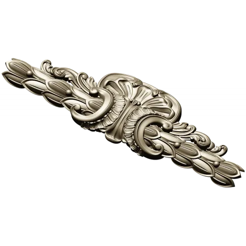 Aurelia Acanthus Cartouche - STL 3D Model for CNC