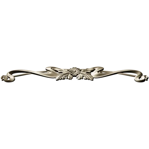 Floral Ribbon Cartouche - STL 3D Model for CNC