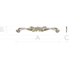 Floral Ribbon Cartouche - STL 3D Model for CNC