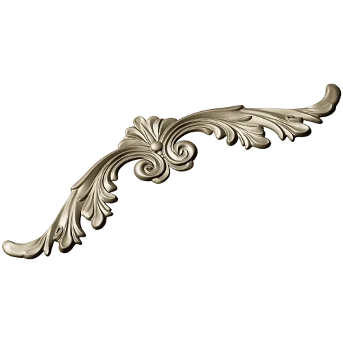 Rococo Acanthus Crest - STL 3D Model for CNC Milling