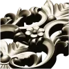 Ornate Acanthus Cartouche - STL 3D Model for CNC