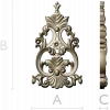 Ornate Acanthus Cartouche - STL 3D Model for CNC