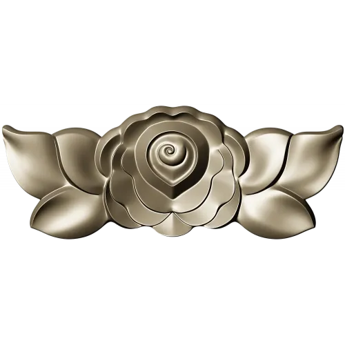 High-relief Rose Applique STL for CNC