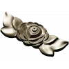 High-relief Rose Applique STL for CNC