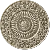 Sunflower Rosette Decorative STL for CNC milling