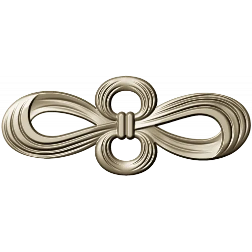 Decorative Ribbon Bow STL 3D Model for CNC Milling
