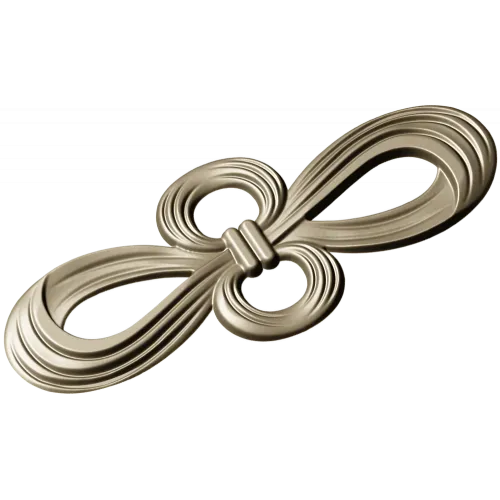 Decorative Ribbon Bow STL 3D Model for CNC Milling