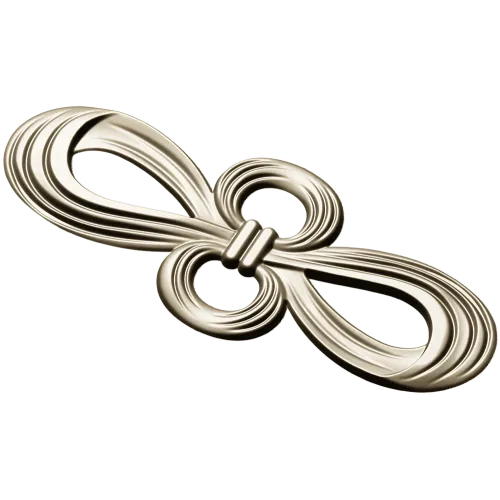 Decorative Ribbon Bow STL 3D Model for CNC Milling