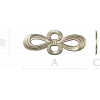 Decorative Ribbon Bow STL 3D Model for CNC Milling