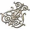 Regal Rocaille Cartouche STL for CNC