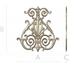 Regal Rocaille Cartouche STL for CNC