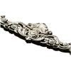 Baroque Fleur Cartouche - STL 3D model for CNC