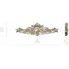Baroque Fleur Cartouche - STL 3D model for CNC