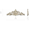 Рокайльный вензель для фрезеровки - 3D модель STL