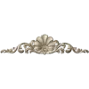 Imperial Fleur Cartouche - high-relief 3D model STL for CNC carving