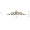 Imperial Fleur Cartouche - high-relief 3D model STL for CNC carving