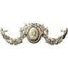 Victorian Cameo Garland - 3D STL model for CNC carving