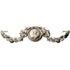 Victorian Cameo Garland - 3D STL model for CNC carving