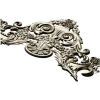 Rococo Floral Crest STL 3D model for CNC carving