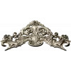 Rococo Floral Crest STL 3D model for CNC carving