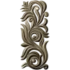 Акaнтовая накладка "Лира" - 3D модель STL для ЧПУ